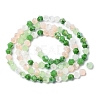 Electroplate Glass Beads Strands X-EGLA-D018-02B-2