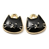 Golden Plated Alloy Charms ENAM-L042-01G-04-2
