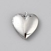 316 Surgical Stainless Steel Locket Pendants STAS-WH0044-75P-1
