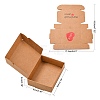 Kraft Paper Gift Box CON-L014-A02-3