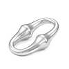 Non-Tarnish 304 Stainless Steel Linking Rings X-STAS-F287-17P-2