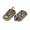 Tibetan Style Brass Pendants KK-M284-39AB-2