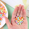 Opaque Acrylic Beads MACR-YW0001-18A-6