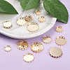 Craftdady 60Pcs 6 Style 304 Stainless Steel Cabochon Settings STAS-CD0001-11-10