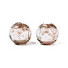 Handmade Gold Sand Lampwork Beads LAMP-N045-01A-01-1