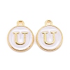 Golden Plated Alloy Charms ENAM-S118-01U-1