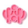 Cactus Pendant Silicone Molds X-DIY-P022-22A-1