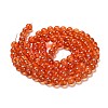 Drawbench Transparent Glass Beads Strands GLAD-Q012-8mm-13-4