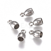 Tarnish Resistant 201 Stainless Steel Cord Ends STAS-G225-08P-01-1