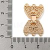 Brass Fold Over Clasps X-KK-N254-117G-02-3