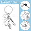 20Pcs Daily Use Subject Keychains KEYC-SC0002-07-6