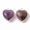 Natural Amethyst Pendants G-C005-01S-16-3