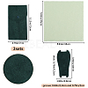 3 Sets Rectangle Velvet Single Watch Storage Bags ABAG-BBC0001-12D-2