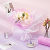 Plastic Grid Mesh Flower Bouquets Wrapping Paper DIY-WH0308-539C-5