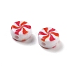 Two Tone Opaque Acrylic Beads OACR-D282-04A-2