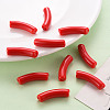 Opaque Acrylic Beads X-MACR-S372-002B-S010-6