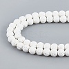 Synthetic Lava Rock Beads Strands G-S247-6mm-08-1-4