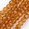 Transparent Glass Bead Strands GLAA-G013-10mm-65-1