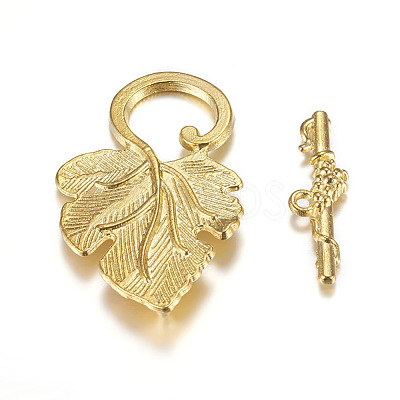 Alloy Toggle Clasps PALLOY-A20005-G-LF-1