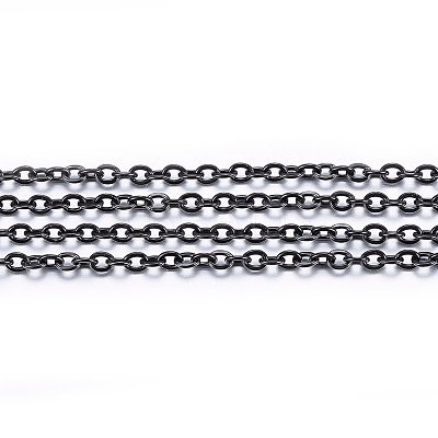 Handmade 304 Stainless Steel Cable Chains STAS-P213-01B-02-1