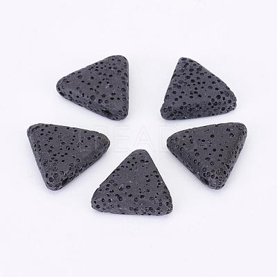 Natural Lava Rock Beads G-P316-H-1
