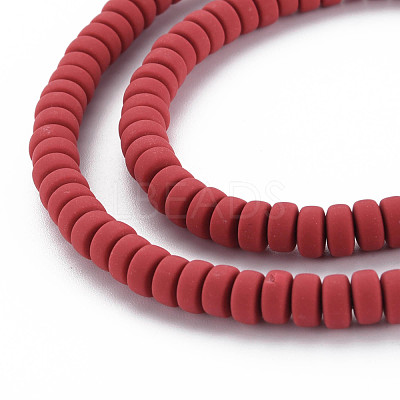 Handmade Polymer Clay Beads Strands CLAY-N008-22-1
