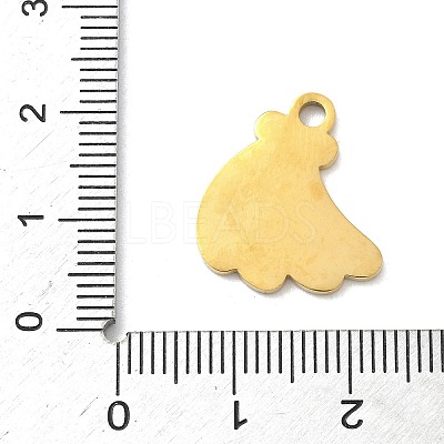 304 Stainless Steel Fruit Enamel Pendants STAS-G362-04G-05-1