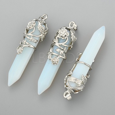 Opalite Pointed Pendants G-O164-02-P01-1