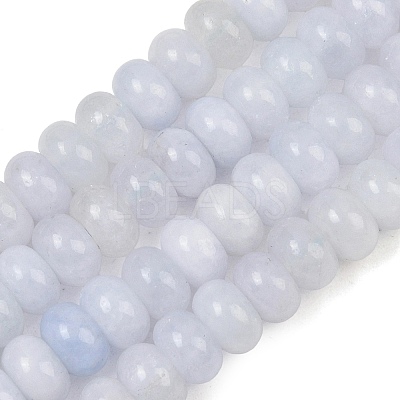 2 Strands Natural White Jade Beads Strands G-PA0001-23D-1