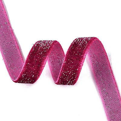 Glitter Sparkle Single Face Velvet Ribbon SRIB-Q023-01A-02-1