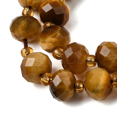 Natural Tiger Eye Beads Strands G-D105-B10-1