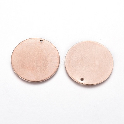 Ion Plating(IP) 304 Stainless Steel Pendants EJEW-L238-01B-RG-1