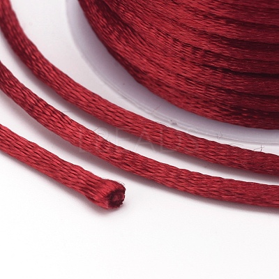 Nylon Satin Rattail Cords NWIR-L006-1mm-05-1