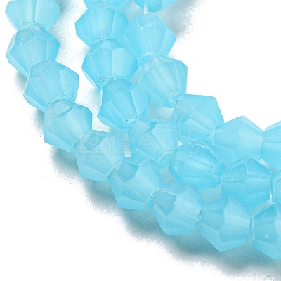 Imitation Jade Glass Beads Strands EGLA-A039-J4mm-D03-1