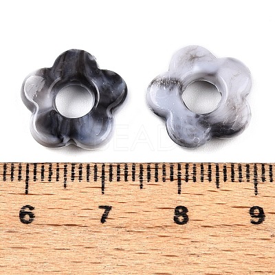 Gradient Color Transparent Acrylic Beads OACR-N137-49U-1