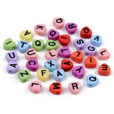 Opaque Acrylic Enamel Beads MACR-S273-37-1