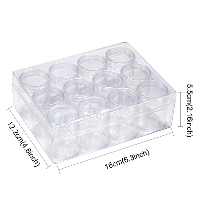 Plastic Bead Storage Containers X-C002Y-1