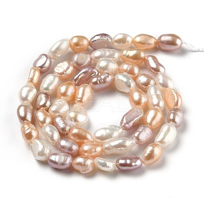 Natural Cultured Freshwater Pearl Beads Strands PEAR-L033-30A-1