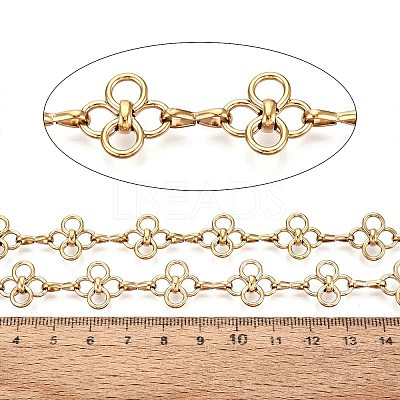 304 Stainless Steel Clover Link Chains CHS-Q009-18G-1