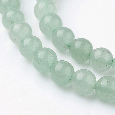Natural Green Aventurine Bead Strands G-G735-63-6mm-1