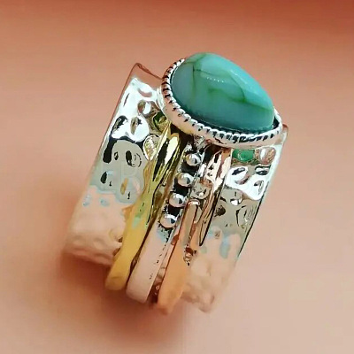 Alloy and Resin Finger Rings FS-WGDE678-03-1