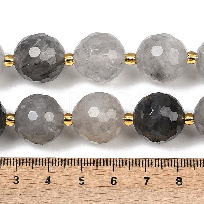Natural Cloudy Quartz Beads Strands G-C249-A03-16mm-1