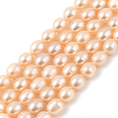 Natural Cultured Freshwater Pearl Beads Strands PEAR-I007-01D-01B-1