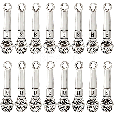60Pcs Tibetan Style Alloy Pendants TIBE-SC0004-55-RS-1