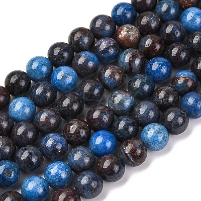 Natural Blue Opal Beads Strands X-G-H045-A02-8MM-1