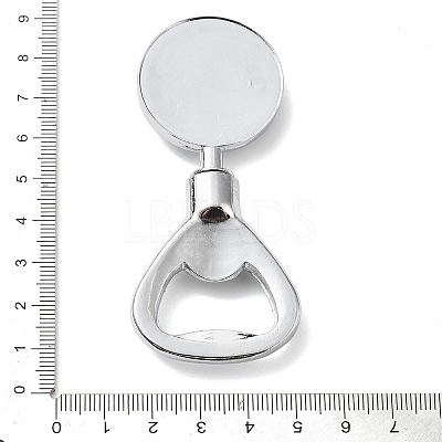 Zinc Alloy Bottle Opener Cabochon Component PALLOY-D312-01P-05-1