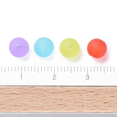 Transparent Acrylic Ball Beads FACR-R021-6mm-M-1