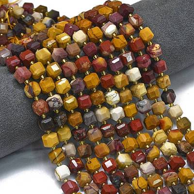 Natural Mookaite Beads Strands G-K389-A55-01-1