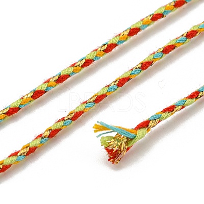 4-Ply Polycotton Cord with Metallic Thread OCOR-Z003-C23-1