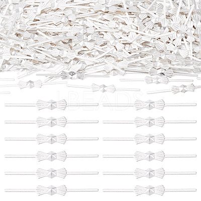200Pcs Iron Bowknot Buckles IFIN-TA0001-72S-1